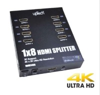 Uptech HDMI1408 1 Giriş 8 Çıkış 3D Destek - 1080P Hdmi Splitter HDMI ÇOKLAYICI - 1